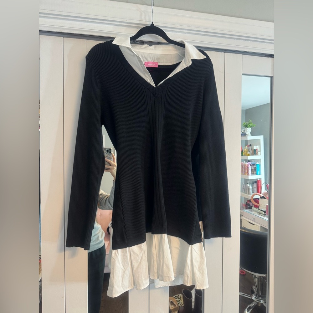 Edikted Sweater Dress. - Picture 3 of 5